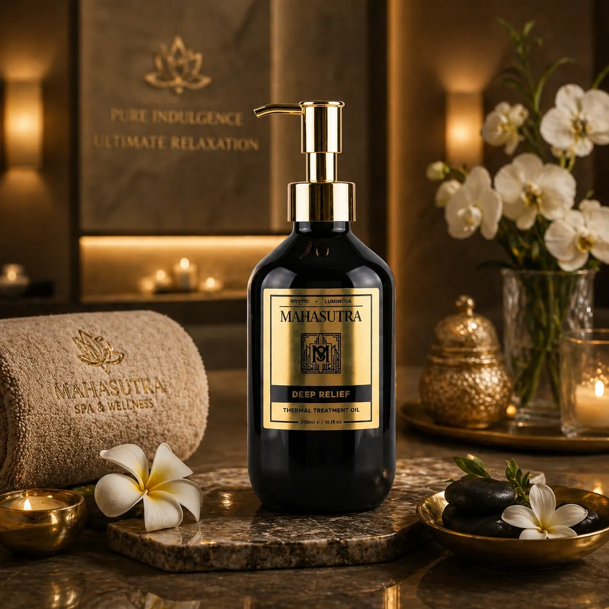 Deep Relief Thermal Treatment Oil 300ml by Mahasutra, view 2