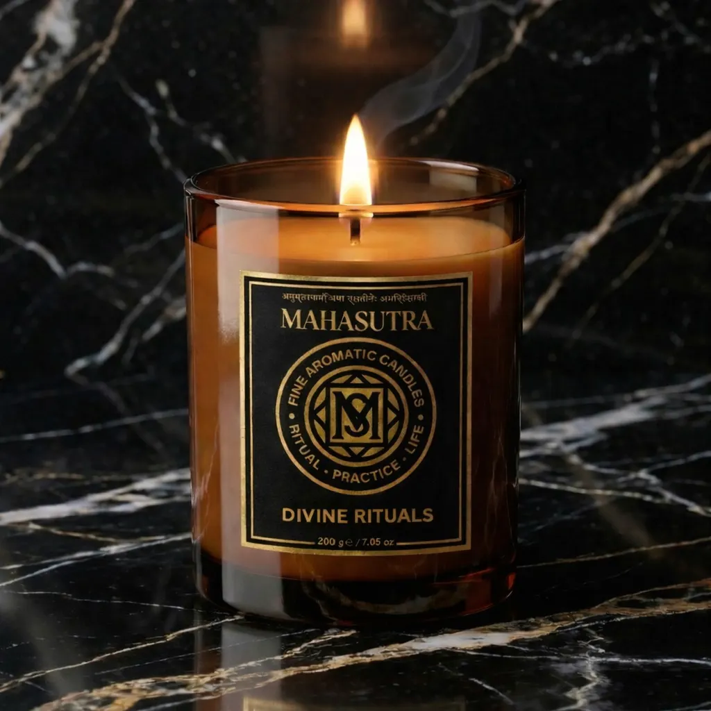 Fine Aromatic Candle Divine Rituals by Mahasutra, view 2