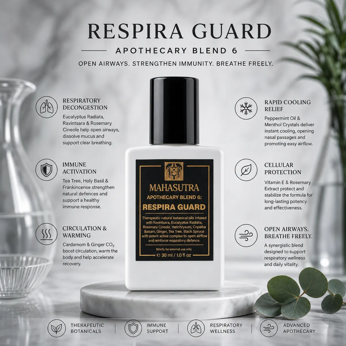 Respira Guard Oil by Mahasutra, view 4