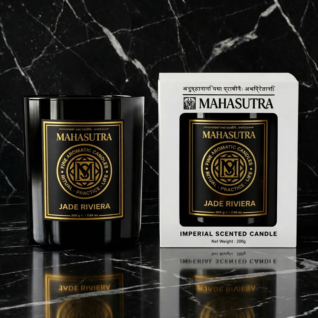 Fine Aromatic Candle Jade Riviera by Mahasutra, view 3