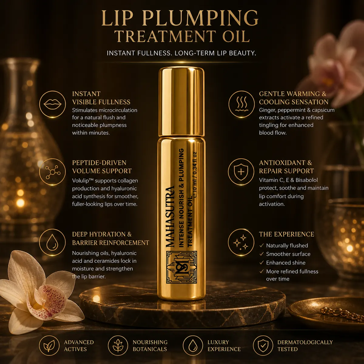 Intense Nourish & Plumping Lip Oil by Mahasutra, view 4