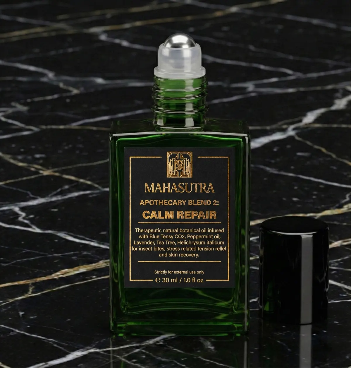 Calm Repair Oil 30ml roll-on by Mahasutra, view 2