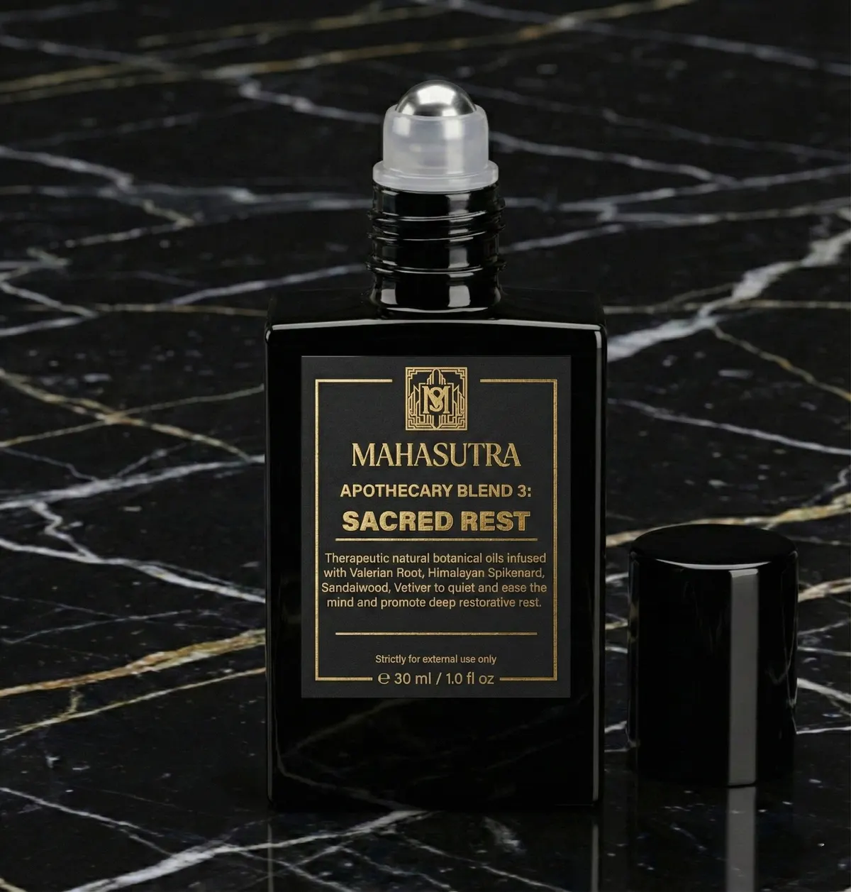 Sacred Rest Oil 30ml roll-on by Mahasutra, view 2