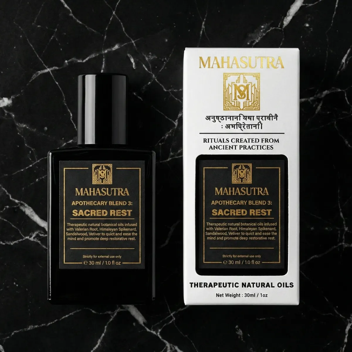 Sacred Rest Oil 30ml roll-on by Mahasutra, view 3
