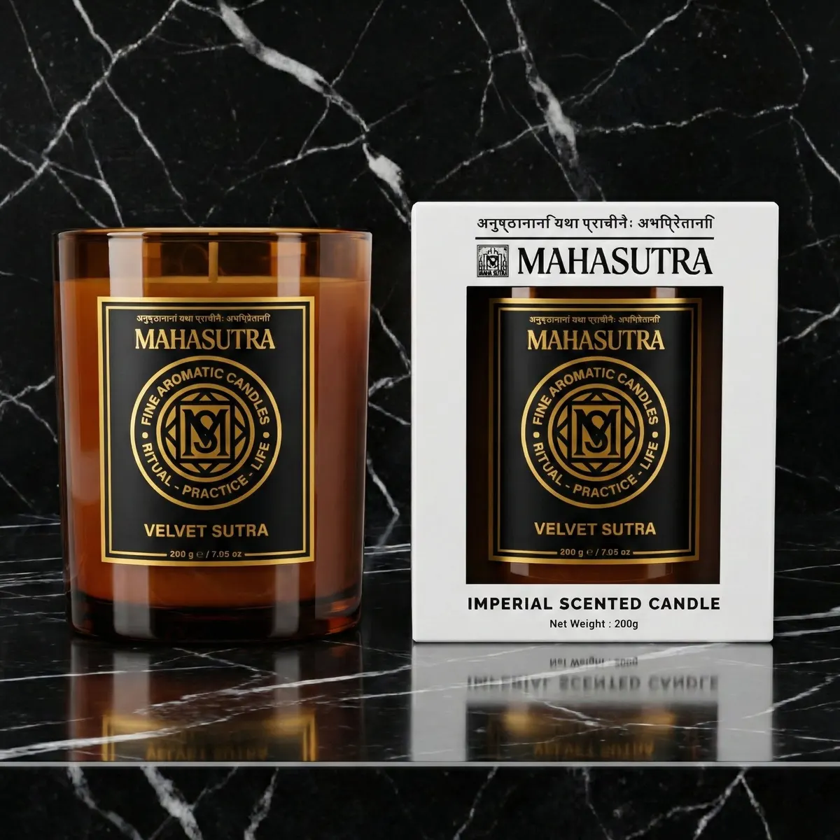 Fine Aromatic Candle Velvet Sutra by Mahasutra, view 3