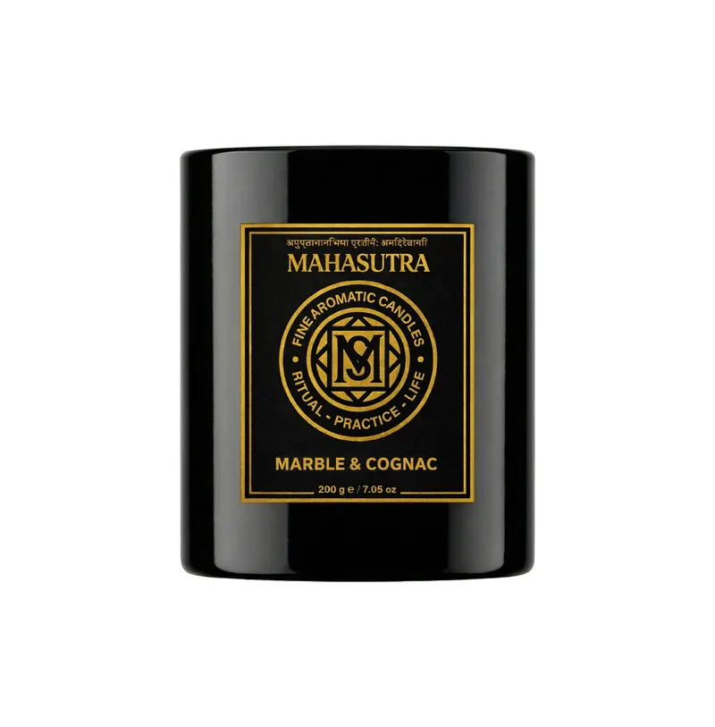 MARBLE & COGNAC Candle 200g
