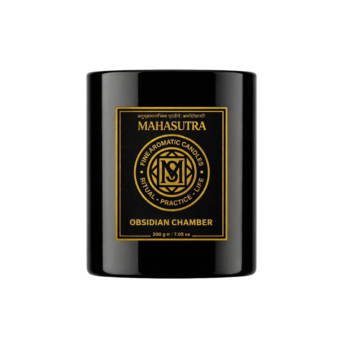 Fine Aromatic Candle Obsidian Chamber by Mahasutra