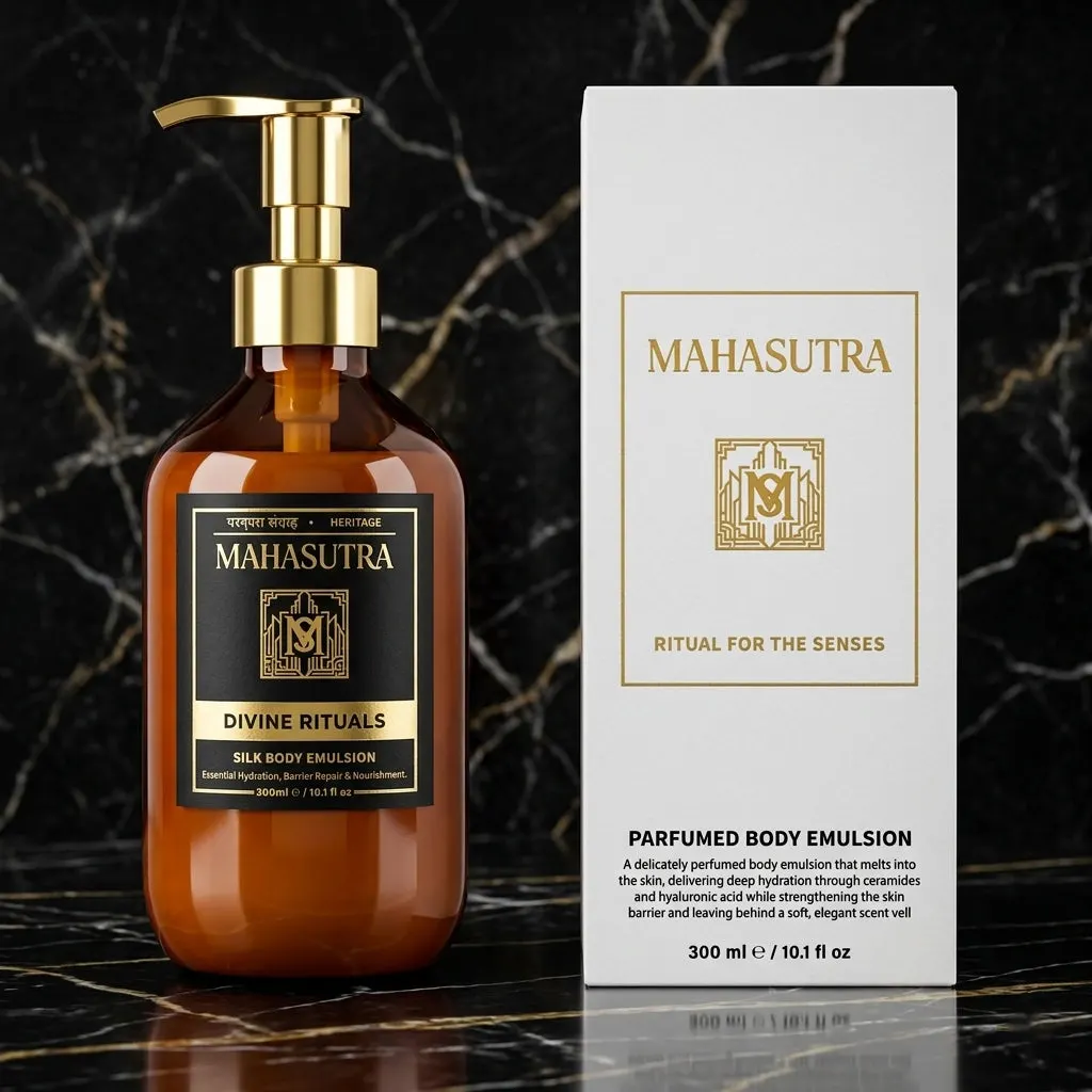 Perfumed Body Emulsion Divine Rituals by Mahasutra, view 2