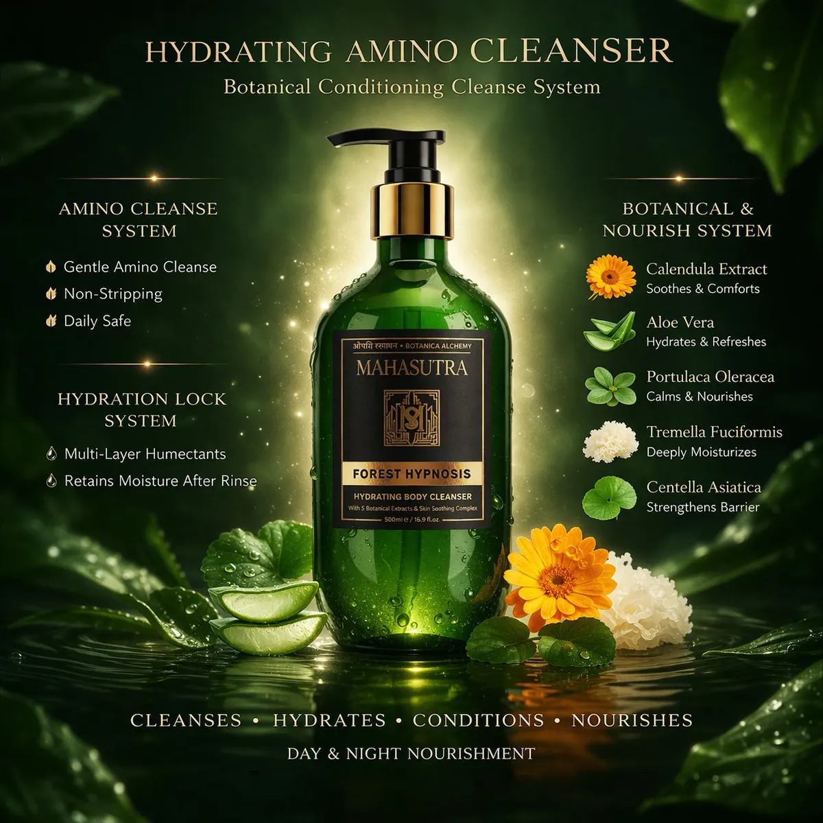 Perfumed Body Cleanser Forest Hypnosis · Botanica Alchemy by Mahasutra, view 2