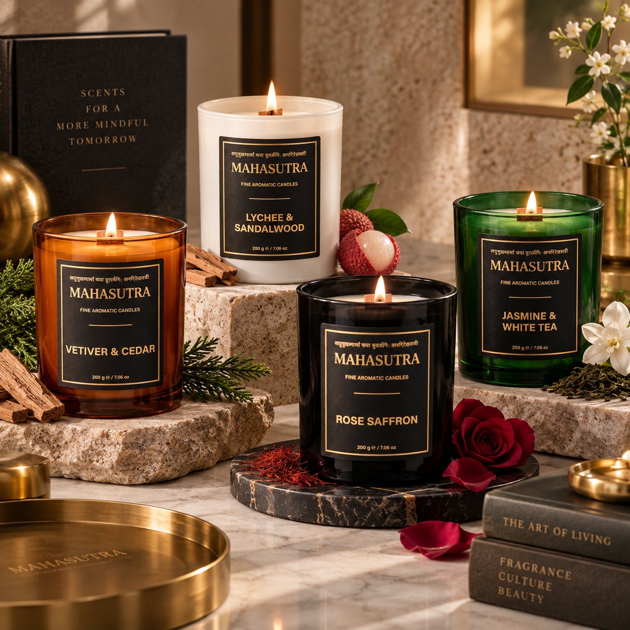 Mahasutra fine aromatic candles